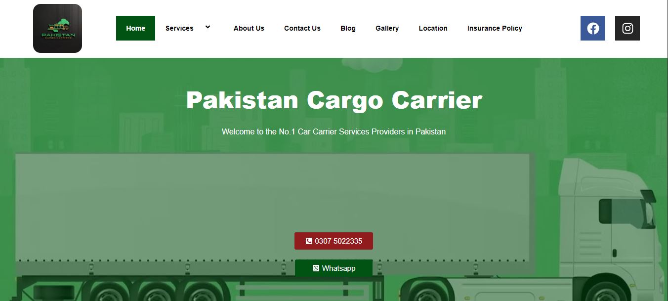 Cargo Website